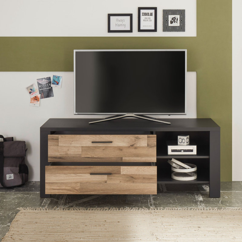 TV Stand for TVs up to 60", Graphite/Montana Oak