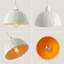 9 cm H Bowl Glass Lamp Shade ( Screw On ) in White