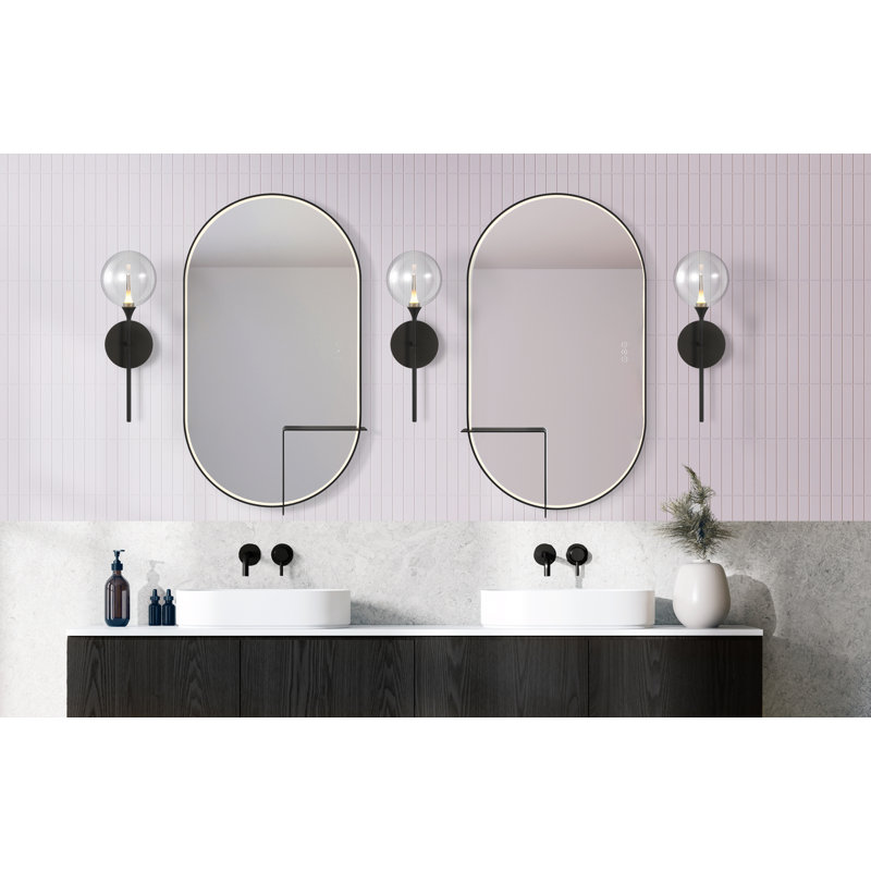 Iissa, applique murale, 19 po,, Doré, Ambre