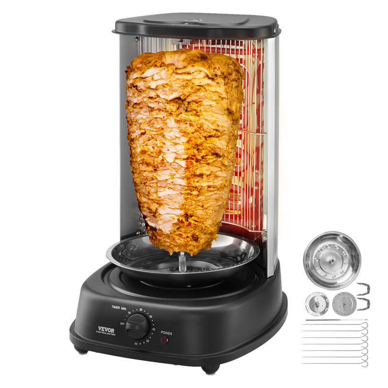 Rôtissoire verticale en acier inoxydable Shawarma