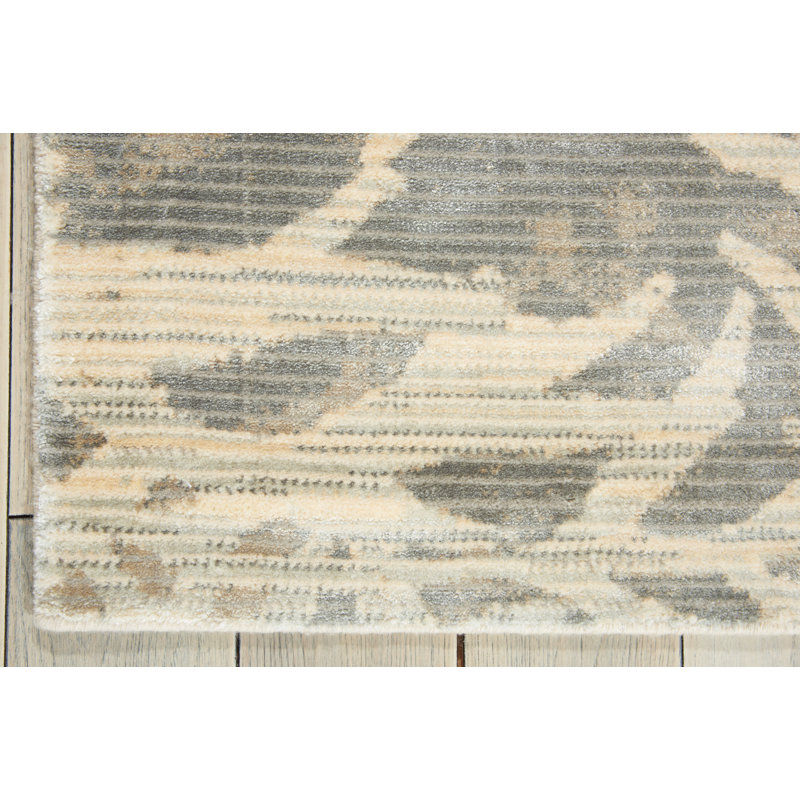 Maya Viscose Floral Indoor Rug, Rectangle 9'3" x 12'9"