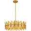 Katinia 4-Light Gold Leaf Pendant Light
