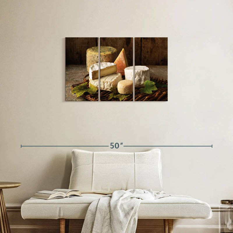 Yarlin Rustic Cheese, 20" H x 33" W