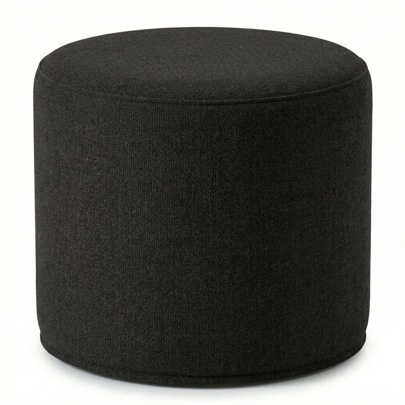 Pouf rond 20 po Berlin Hive Berlin Gardens, Noir