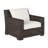 Rustic Woven Lounge Chair - Black Walnut-70166286-70166303-63221115