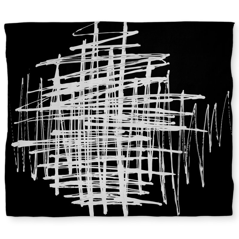 Contrast Black and White King Duvet Cover for Home Decor