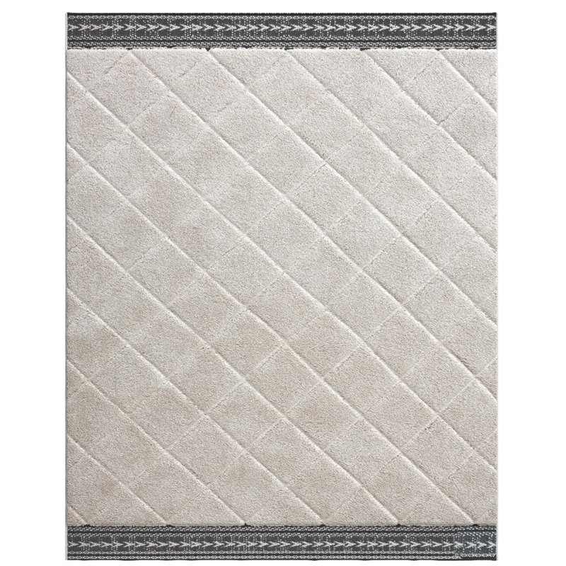 Tapis rectangulaire de couleur unie