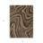 3' X 5' Ivory Abstract Washable Indoor Outdoor Area Rug