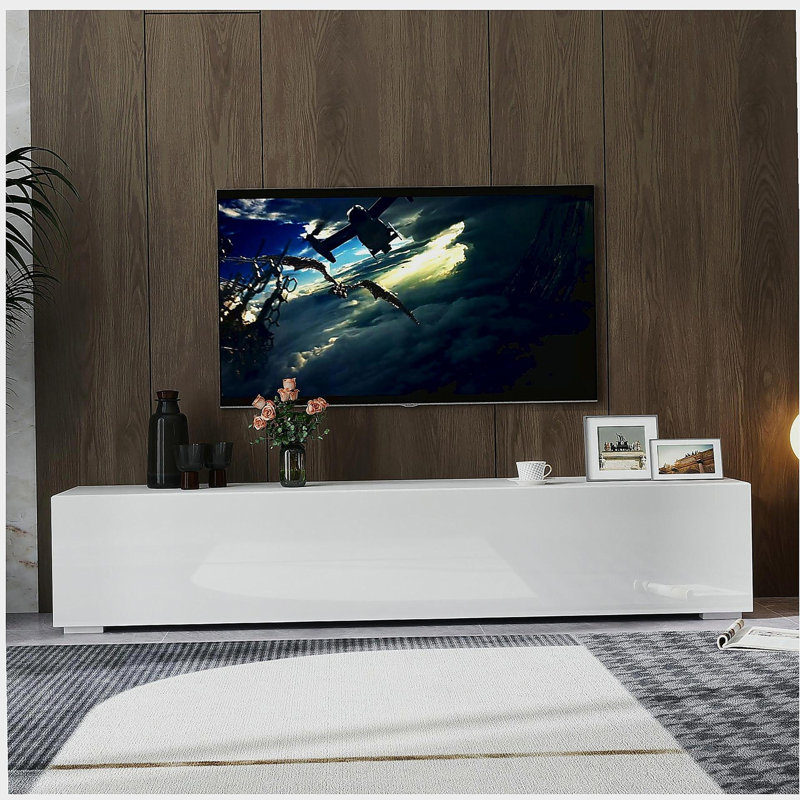 Meuble audio-vidéo moderne avec rangement multimédia