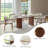 71" Modern Dining Table Set With 6 Dining Chairs