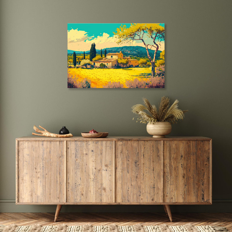 «Chauntae Provence Expressionism Style», impression sur toile, H 24 po x l 36 po x P 1,25 po