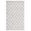 Tapis ivoire / gris en laine tissé à la main Sharene-1604485995