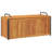 Acacia Solid Wood/Metal Cabinet Deck Box-104330452