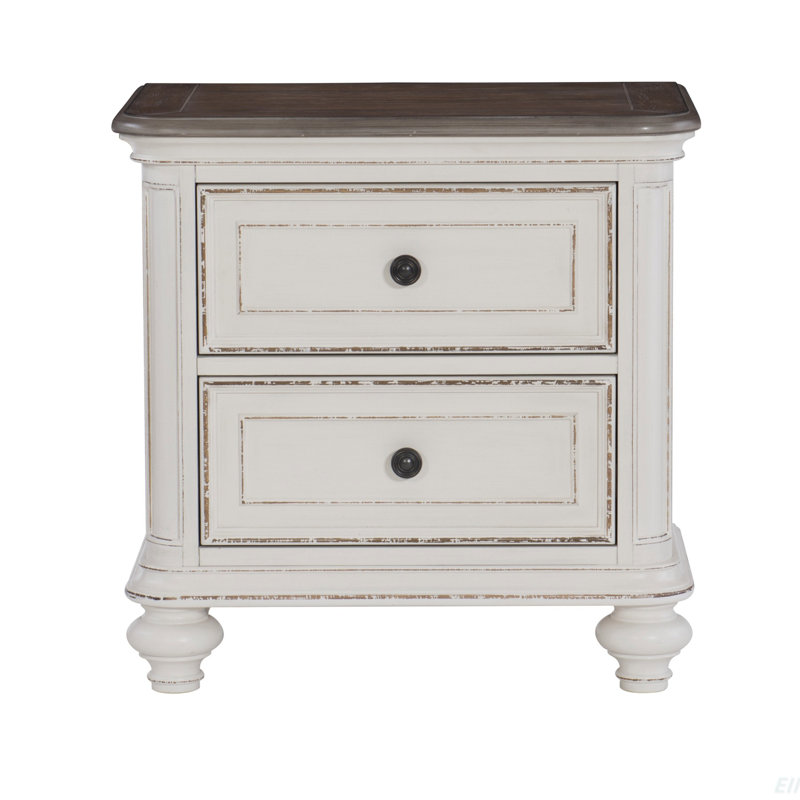 Nightstand，End Table with Drawer