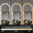 LED Full Length Wall Mirror, Symmetrical Arch Mirror With Dimmable 3 Color Temperature Lighting