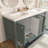 Analis 59'' Double Bathroom Vanity with Engineered Marble Top-1959759909