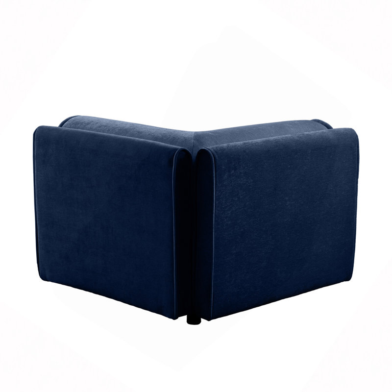 Canapé d'angle, White Chenille, White