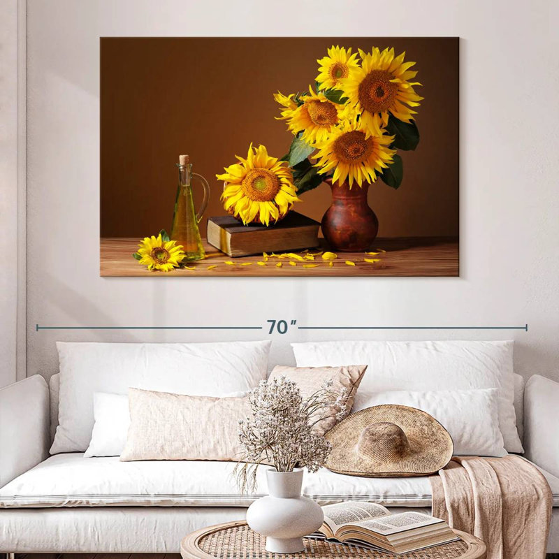 Harnek Sunflower Elegance, 34" H x 51" W