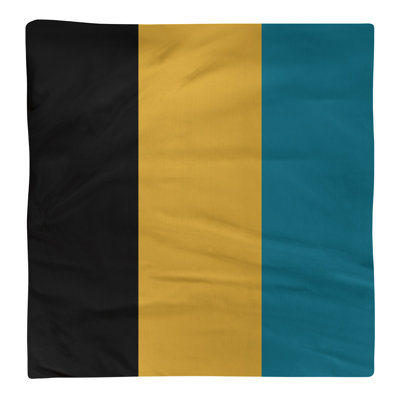 Serviette de coton 22 po à rayures de football jacksonville retour