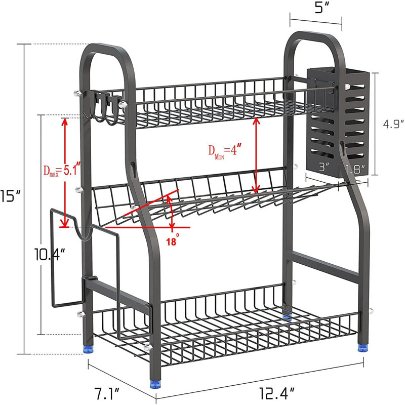 Freestanding Spice Rack