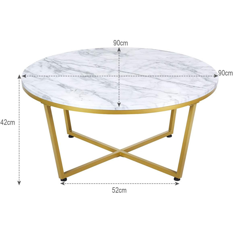 Klose Cross Legs Coffee Table