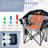 Oversized Heated Armrest Camping Chair With 3 Heat Settings, Supporting Up To 400 Lbs-469625346