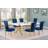 Benzino Trestle Dining Set-1025142340-1025142342-1025224444