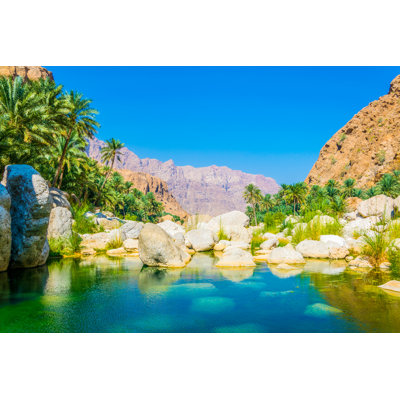Lagoon In Oman by Trabantos - Wrapped Canvas Print