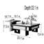 Ensemble de tables basses Mid-Century