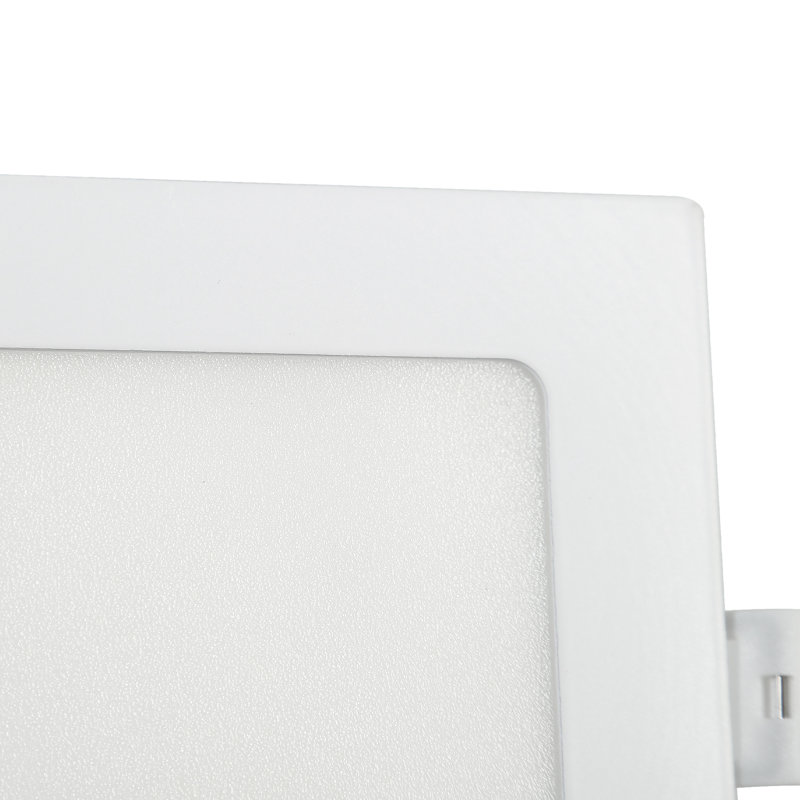 Éclairage de plafond carré moderne à DEL à intensité variable, H 0,8 po x l 6,7 po x P 6,7 po