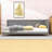 Twin Size Wood Daybed with Slats and Legs-753661681