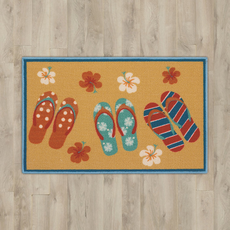 Tapis beige à bascule Ginevra 