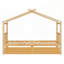 Lit en bois massif avec tiroirs, conception fantaisiste et rangement spacieux pour les chambres à coucher, fabrication en pin massif-45400789-45400808