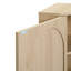 Armoire de coin pour porte de décoration - charge de 88 lb, panneau non épissable, petit espace - avec capacité, coussin de sol à gratter, stable