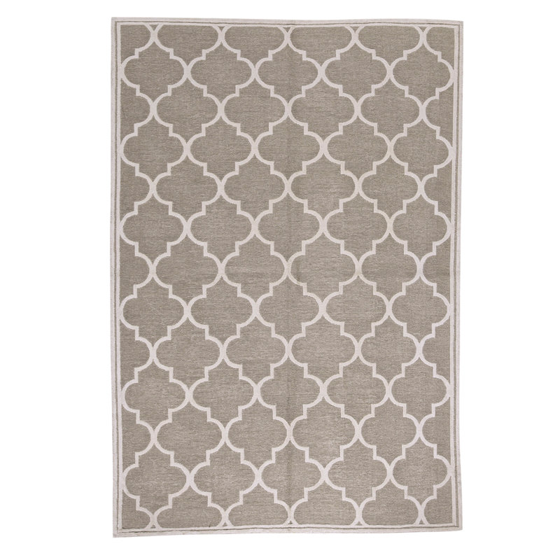 Tapis rectangulaire noué à la main