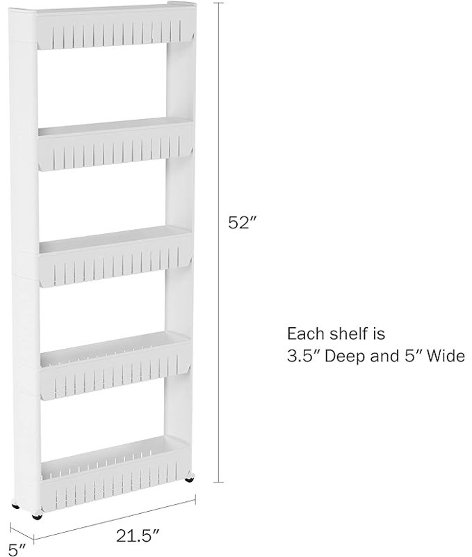 Laido 52 " W Kitchen Cart