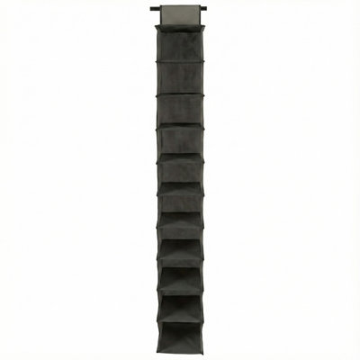  10 Shelf Closet Organizer In Grey