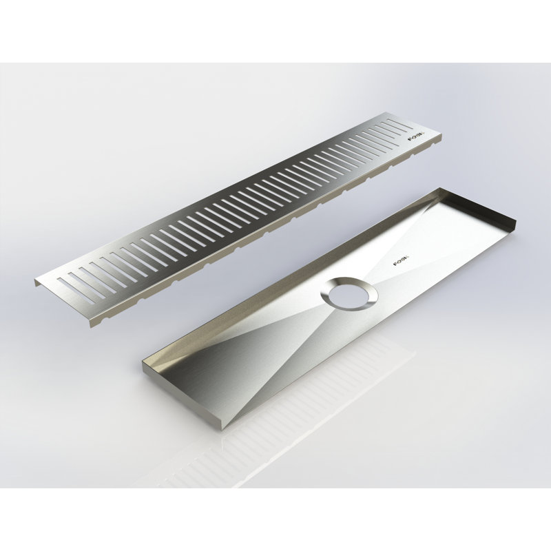 Drain de douche à grille linéaire