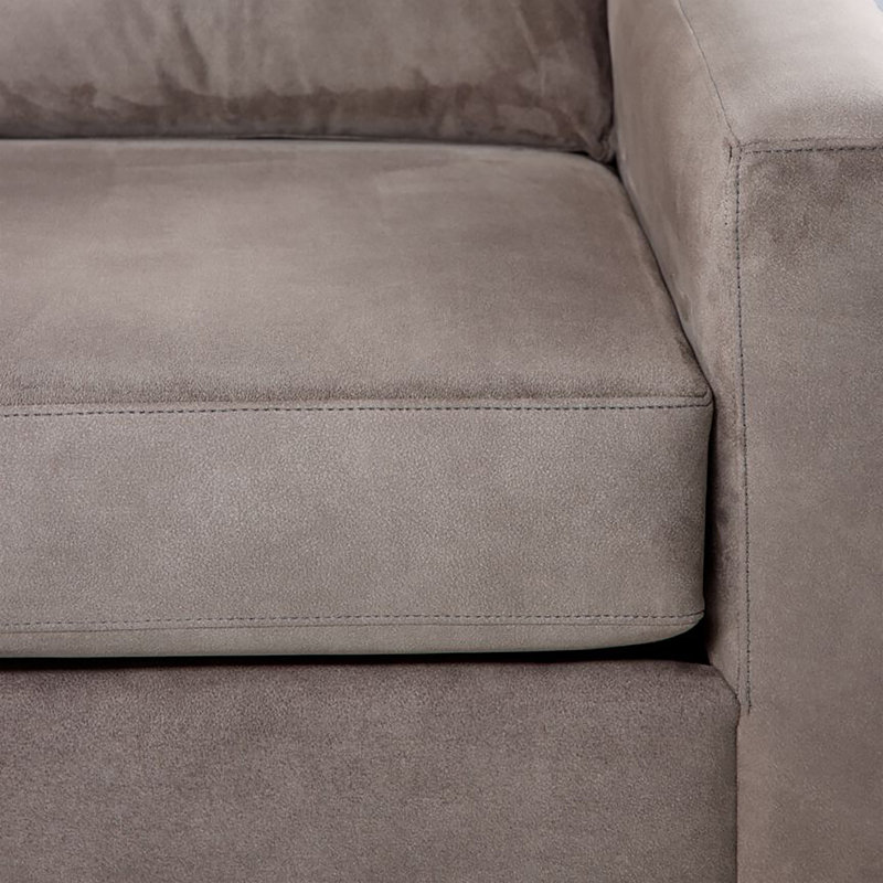 Canapé modulaire en L Alexius, beige (RHF), Orienté à droite, Polyester beige