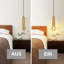 Airyonna 1 - Light Gold Cylinder Pendant