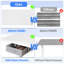 Electric Standing Desk Wide Desktop Height Adjustable Standing Desk With Drawer&Hooks-957524212-957530383-957530379