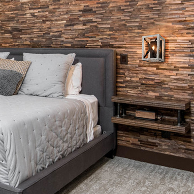 Andablo Wood Flush Mounted Sconce