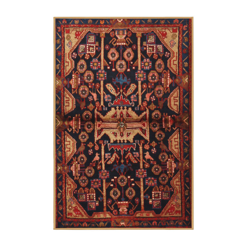 Tapis rouge à motif sud-ouest, Rectangle 7 pi x 10 pi
