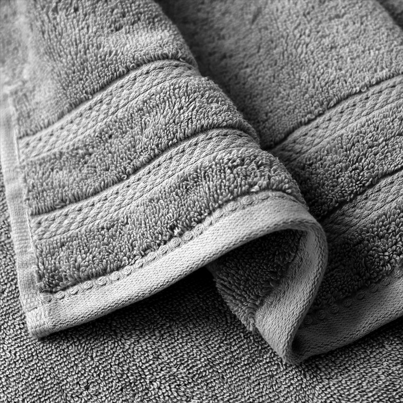 Ensemble de débarbouillettes 8 pièces True Comfort, Gris