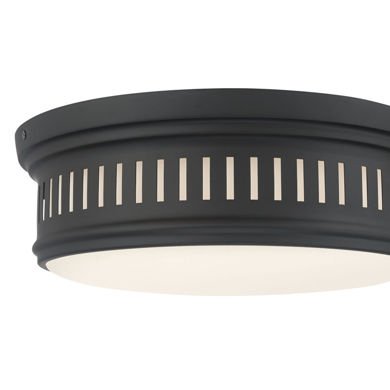 Plafonnier encastré 2 lumières Velune, Noir mat