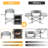 57.5'' Rectangular Folding Table