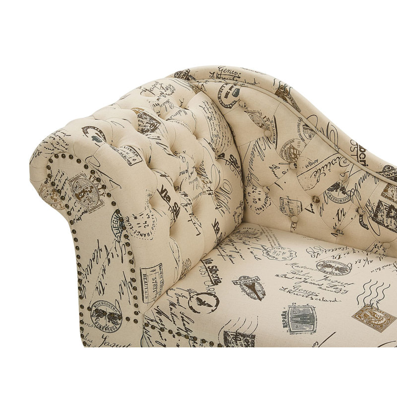 Munich Upholstered Chaise Lounge, Left-Arm Chaise