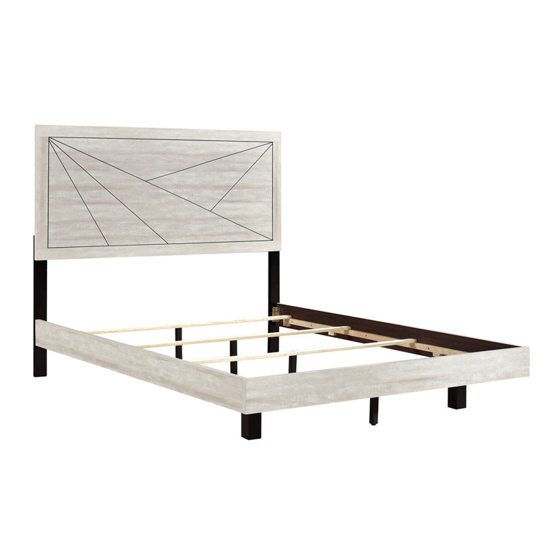 Lit en bois durable Contemporary, Double