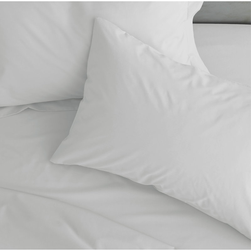 Leonardo Cotton blend Housewife Pillowcase, White
