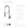 Single Handle Spring Pull Down Kitchen Faucet